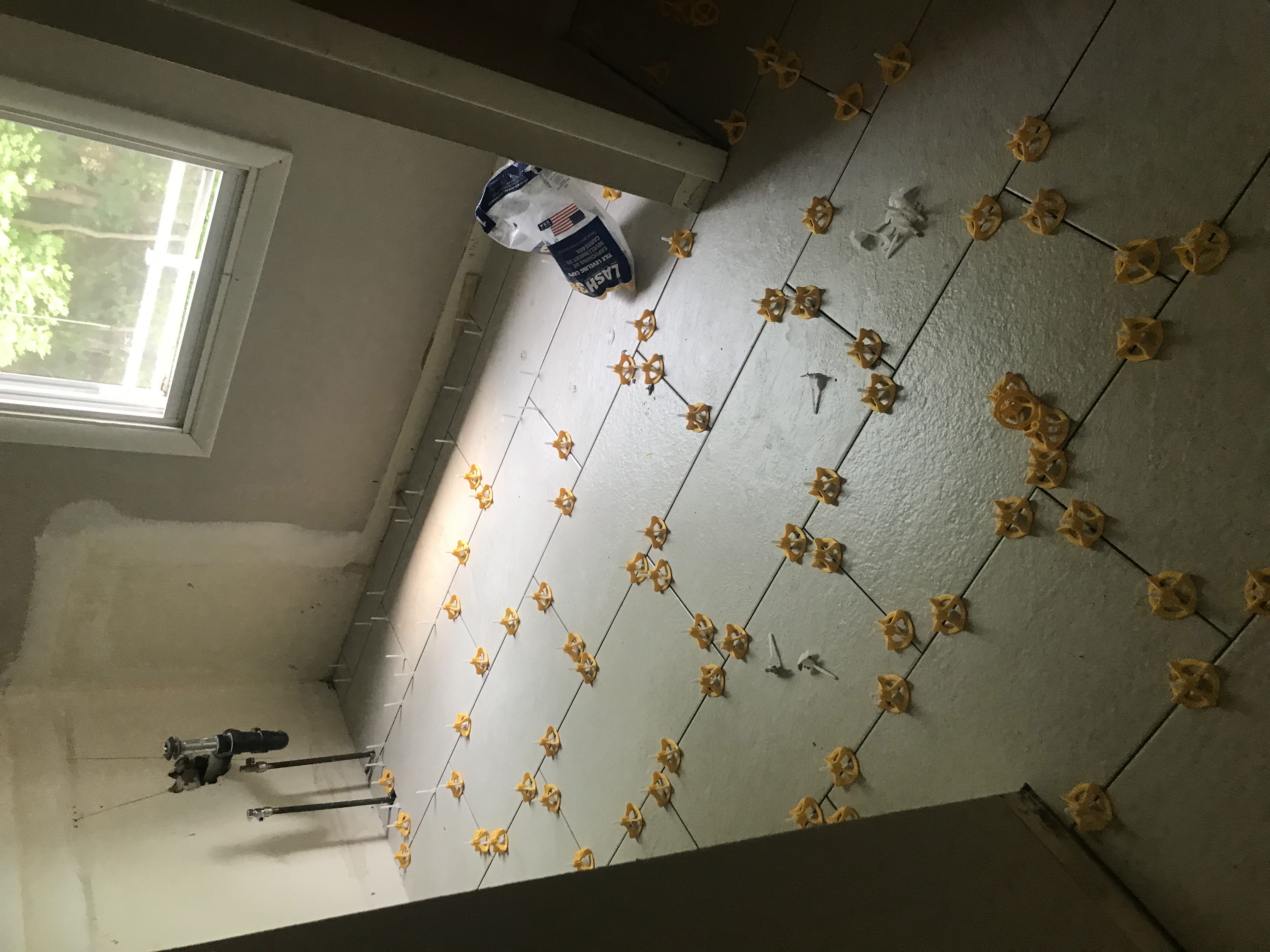 Bathroom floor installation in Monmouth County NJ