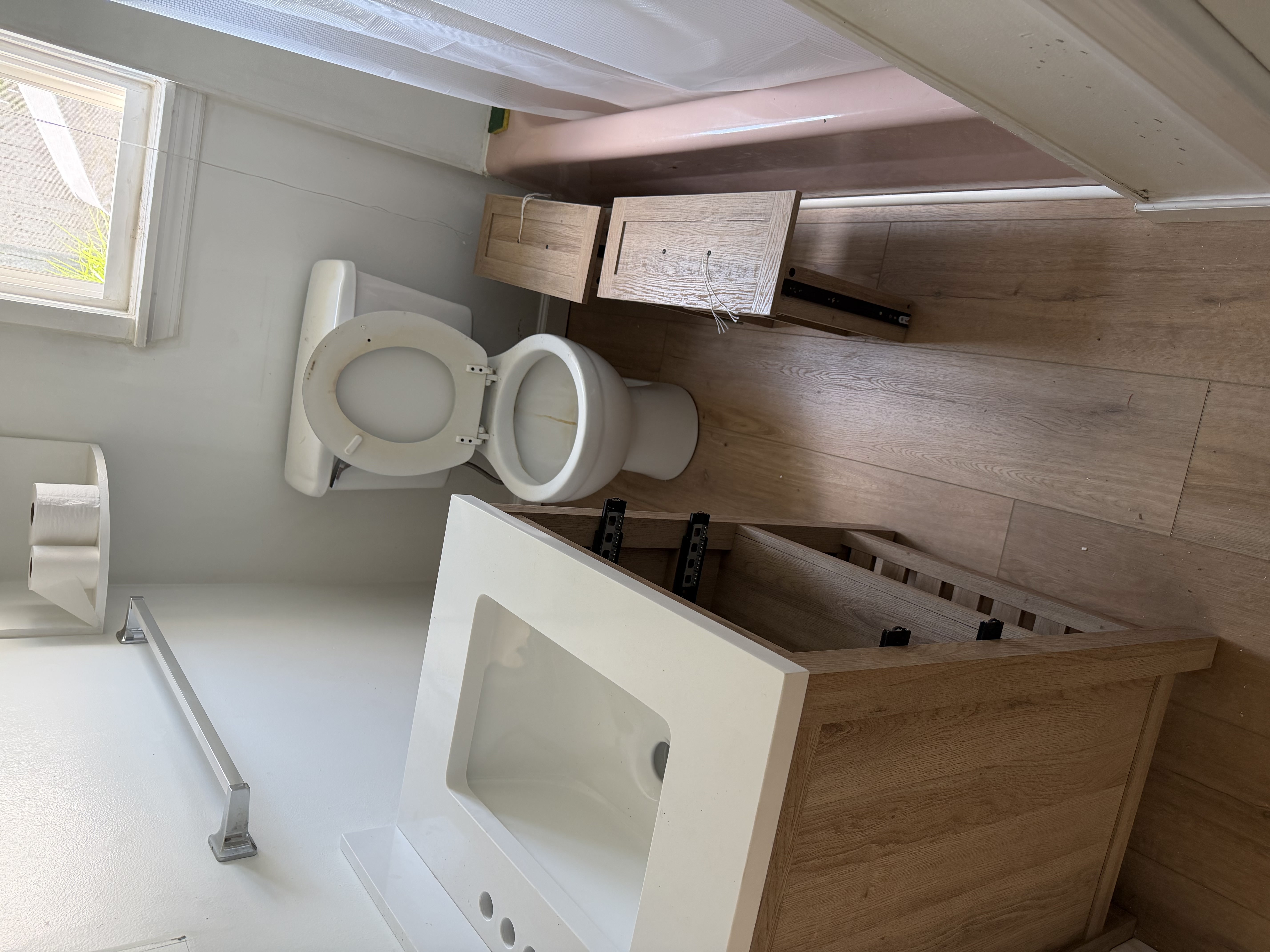 Bathroom vanity installation in Monmouth County NJ