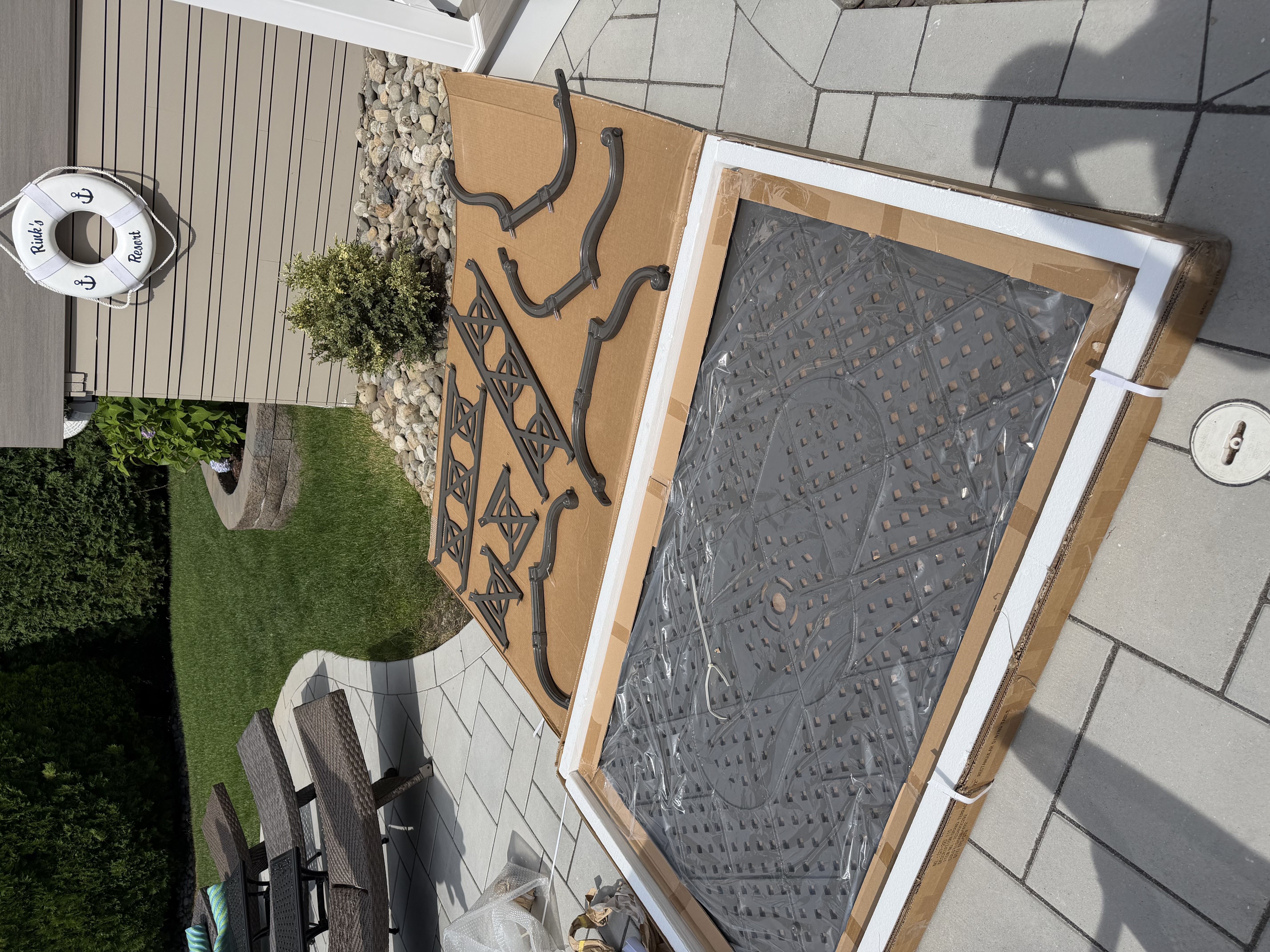 Outdoor table assembly in Monmouth County NJ
