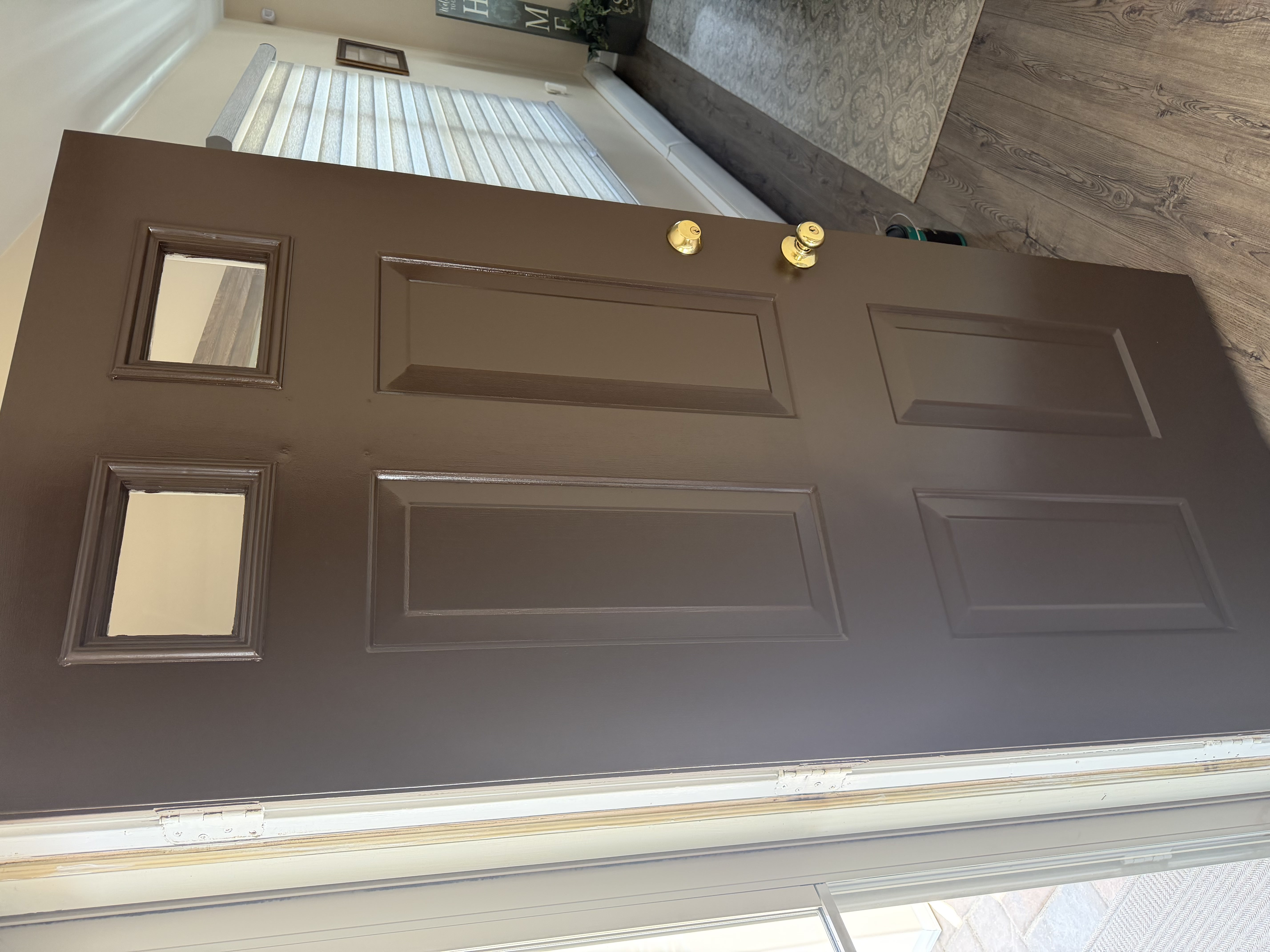 Interior door after painting in Monmouth County NJ